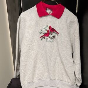 BonWorth Red and Gray Sweatshirt